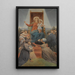 La Madone des nécessiteux - Hermann Eichler — framed artwork on a wall