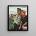 On the way back - Hermann Groeber — framed artwork on a wall