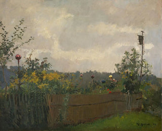 Garden of peasants at Chiemsee - Hermann Groeber — artwork view