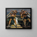 Les rameurs - Hermann Groeber — framed artwork on a wall