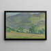 Sunny Valley Painting - Hermann Grom-Rottmayer — framed artwork on a wall