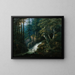 La cascade de l'Ilse sur le Brocken dans le Harz - Hermann Josef Neefe — framed artwork on a wall