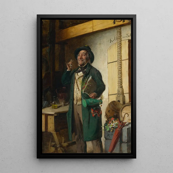 The most expensive flower to the botanist - Hermann Kern — framed artwork on a wall