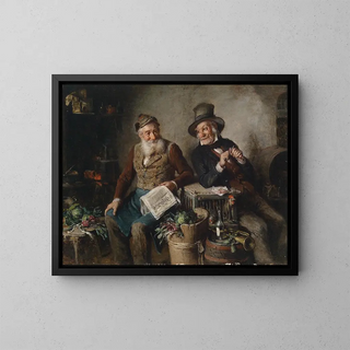 Good friends - Hermann Kern — framed artwork on a wall