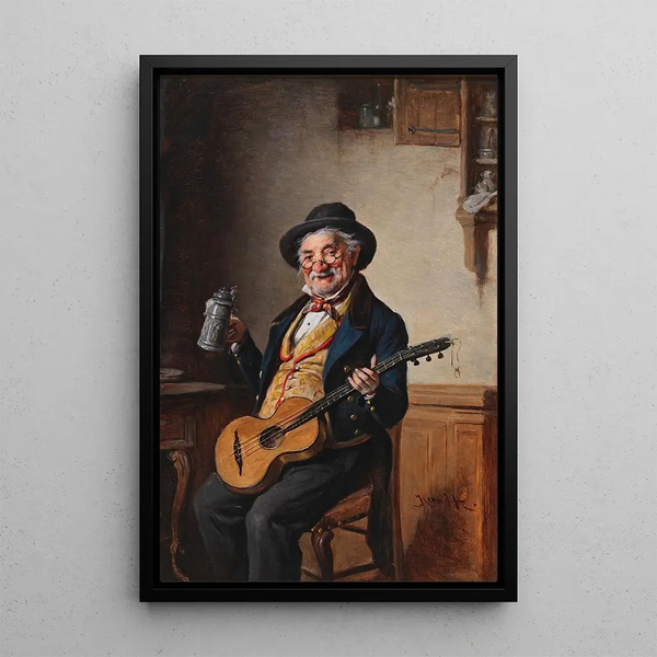 good mood - Hermann Kern — framed artwork on a wall