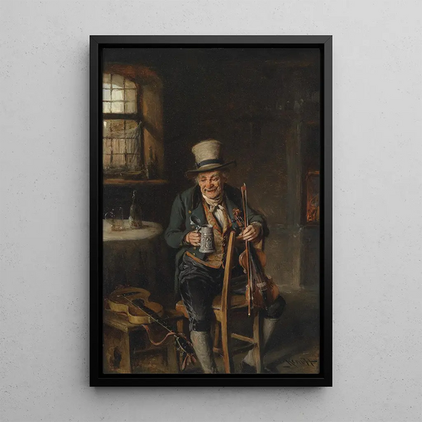 Intermède - Hermann Kern — framed artwork on a wall