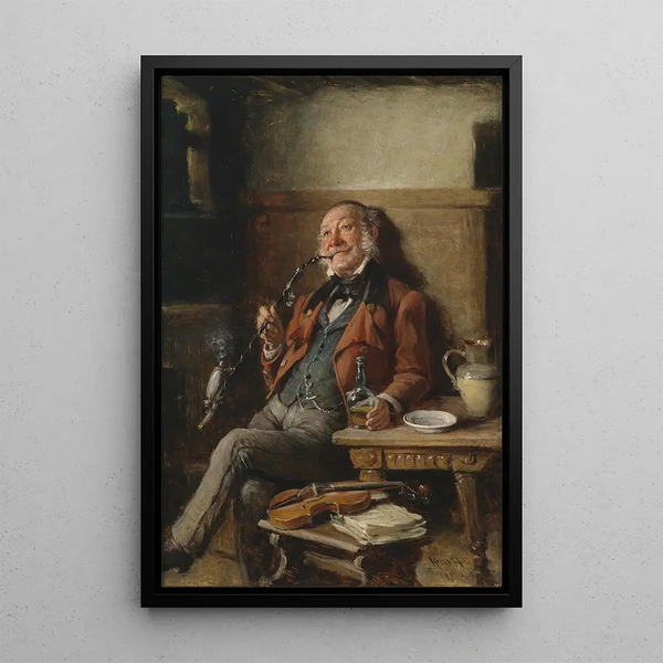 Rest Time - Hermann Kern — framed artwork on a wall