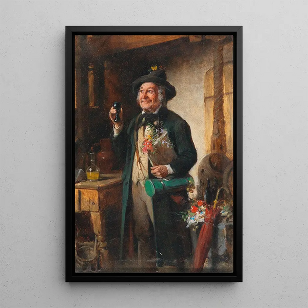 The botanist's favorite flower - Hermann Kern — framed artwork on a wall