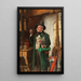 The Botanist Satisfied - Hermann Kern — framed artwork on a wall