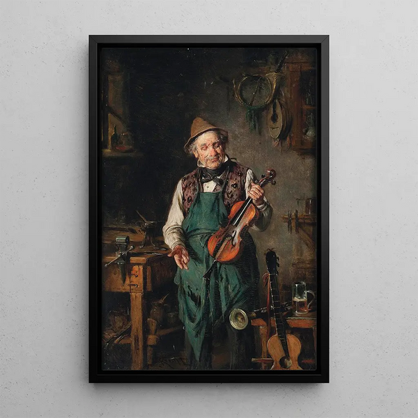 L'atelier du fabricant d'instruments - Hermann Kern — framed artwork on a wall