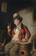 Drinker of wine in the barrel cellar - Hermann Kern — artwork view