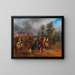 Departure of the Viennese Volunteers in 1849 - Hermann Kowalski — framed artwork on a wall