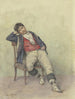 Italian Sitting Painting - Hermann Kruse — artwork view
