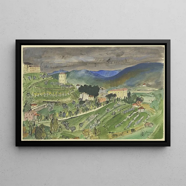Pérouse - Hermann Lismann — framed artwork on a wall