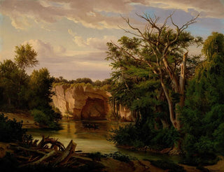 Landscape of the Hill Region - Hermann Lungkwitz — artwork view