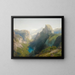 Lac Miroir, Yosemite - Hermann Ottomar Herzog — framed artwork on a wall