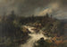Watermill on a mountain torrent - Hermann Ottomar Herzog — artwork view