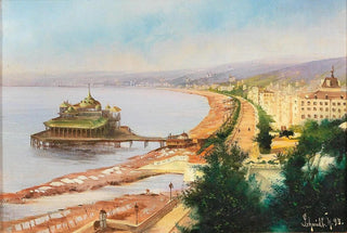 View of the Promenade des Anglais in Nice - Hermann Schmidt — artwork view
