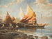 Fishermen Italians on the Beach - Hermann Schmidtmann — artwork view