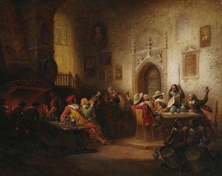 Soldiers in a Dining Room - Hermann Schmitz — artwork view