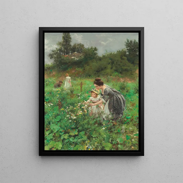 Summerlust Délices d'été - Hermann Seeger — framed artwork on a wall