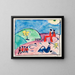 La fleur jaune - Hermann Stenner — framed artwork on a wall