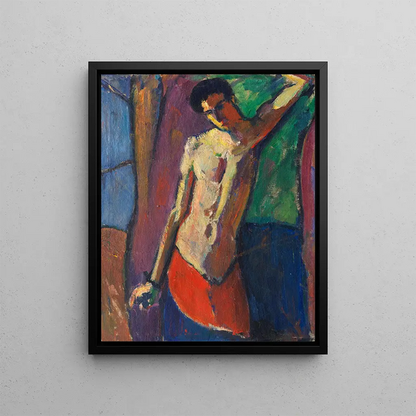 Saint Sebastian - Hermann Stenner — framed artwork on a wall