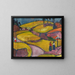 Rhythmic Landscape Eifel - Hermann Stenner — framed artwork on a wall