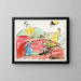Annunciation to the Shepherds - Hermann Stenner — framed artwork on a wall