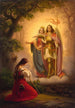 Apparition of Saints Catherine and Michael to Joan of Arc - Hermann Stilke — artwork view