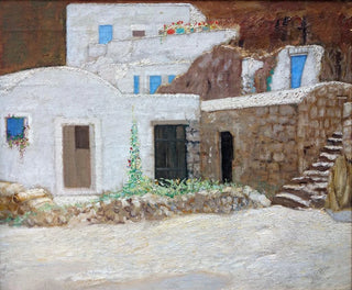 Les portes bleues de Ponza - Hermann Urban — artwork view