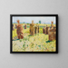 Boots in linen - Hermann Urban — framed artwork on a wall