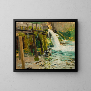 Mhlshcu à Erl - Hermann Urban — framed artwork on a wall