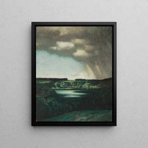 After the Rain - Hermann Urban — framed artwork on a wall