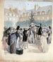 Victor Hugo painting planting the tree of liberty on the Royal Square in 1848 - Hermann Vogel — artwork view