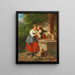 The message of love - Hermann Werner — framed artwork on a wall