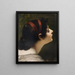 Immortality L'amour au-delà de la mort - Hermann von Kaulbach — framed artwork on a wall