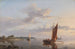 Calm Waters Fishing - Hermanus Koekkoek — artwork view