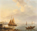 Naviguer dans des eaux calmes - Hermanus Koekkoek — artwork view