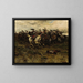 A cavalry charge - Hermanus Willem Koekkoek — framed artwork on a wall