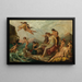 Nymphes des eaux avec putti - Hermine von Reck — framed artwork on a wall