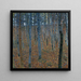 Hêtraie I - Gustav Klimt — framed artwork on a wall