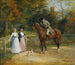 A Charming Encounter - Heywood Hardy — artwork view