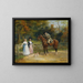 A Charming Encounter - Heywood Hardy — framed artwork on a wall