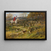 Exit from the hiding place - Heywood Hardy — framed artwork on a wall