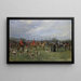 Rassemblement des chiens de Quorn à Kirby Gate, 7 novembre - Heywood Hardy — framed artwork on a wall