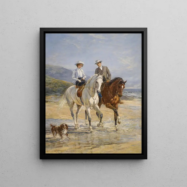 Pleasant Company Painting - Heywood Hardy — framed artwork on a wall