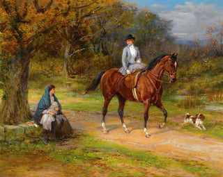 Poverty and Privilege - Heywood Hardy — artwork view