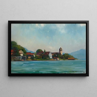 Île des Femmes - Hiasl Maier-Erding — framed artwork on a wall