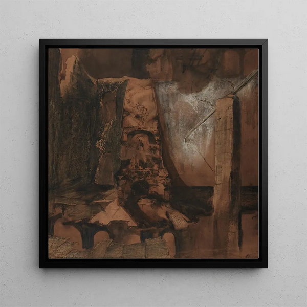 Hic clavis alias porta - Victor Hugo — framed artwork on a wall